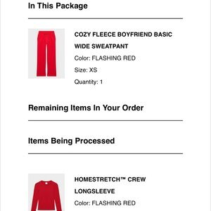 Aritzia Cozy Fleece Wide Sweatpant & Homestretch Crew